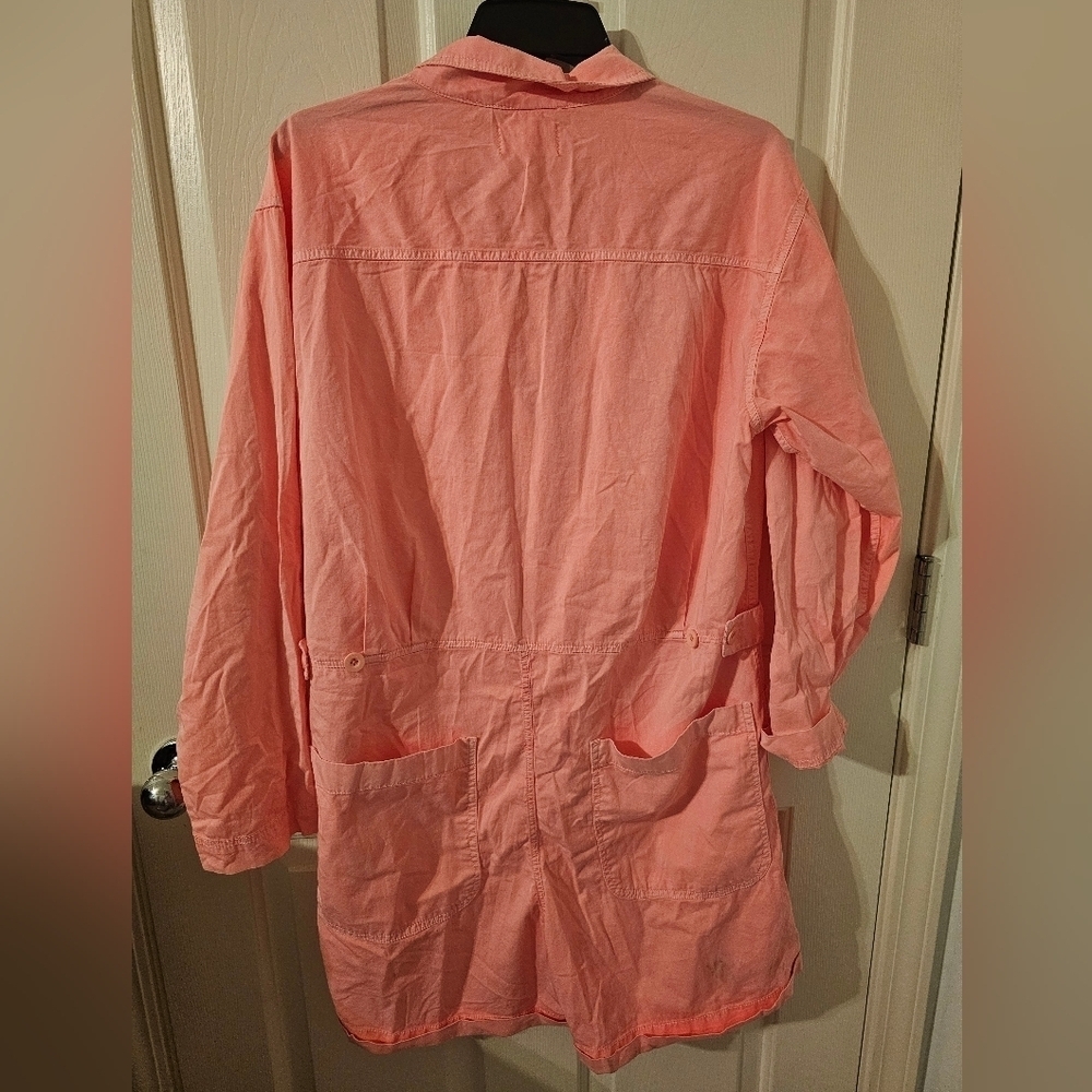 Sundry Neon Pink Shorts Jumpsuit Romper Size 3 - Picture 3 of 4